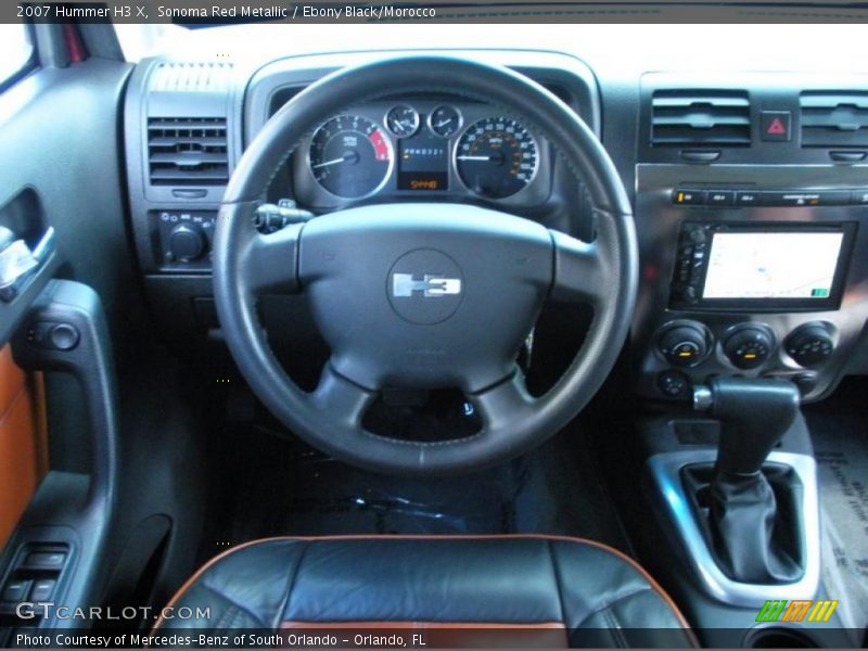 Sonoma Red Metallic / Ebony Black/Morocco 2007 Hummer H3 X