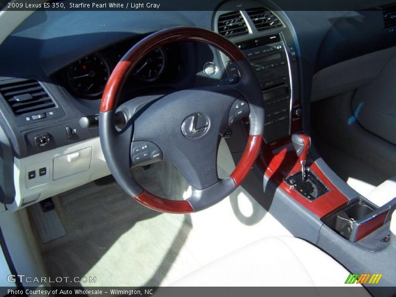 Starfire Pearl White / Light Gray 2009 Lexus ES 350