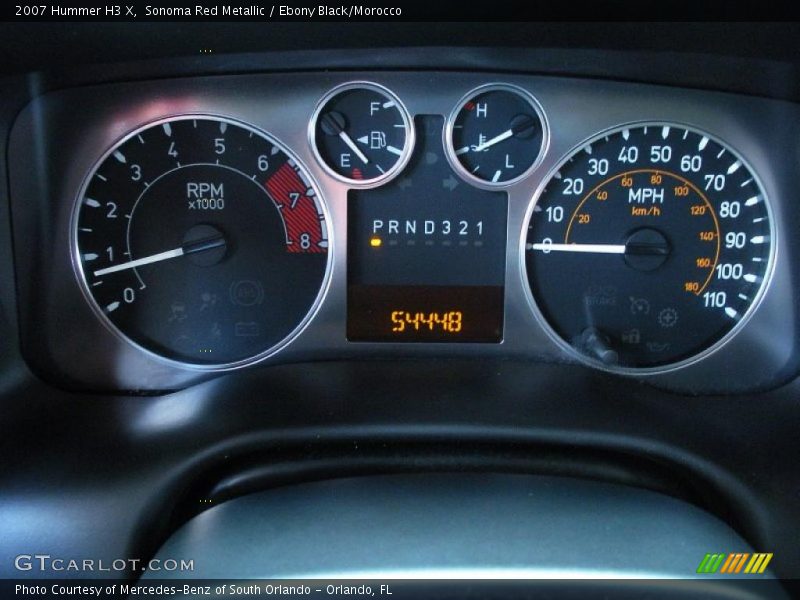 Sonoma Red Metallic / Ebony Black/Morocco 2007 Hummer H3 X