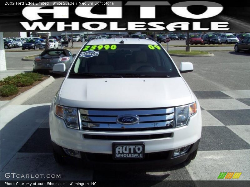 White Suede / Medium Light Stone 2009 Ford Edge Limited