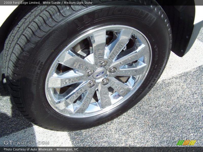 White Suede / Medium Light Stone 2009 Ford Edge Limited