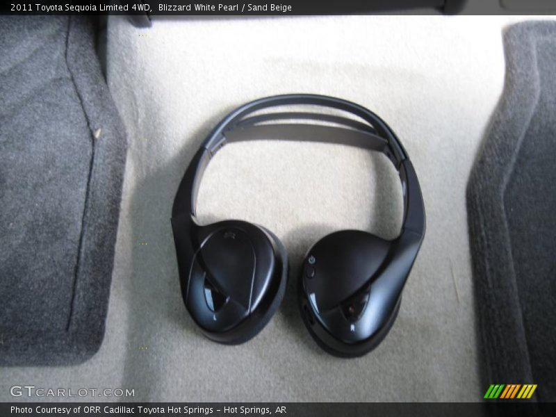 Blizzard White Pearl / Sand Beige 2011 Toyota Sequoia Limited 4WD