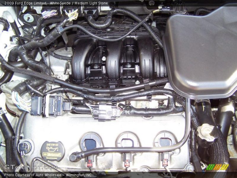 White Suede / Medium Light Stone 2009 Ford Edge Limited