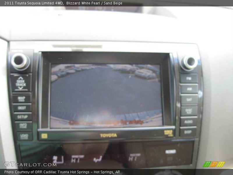 Blizzard White Pearl / Sand Beige 2011 Toyota Sequoia Limited 4WD