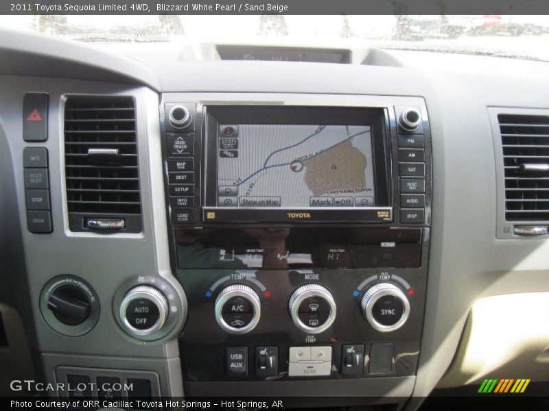 Blizzard White Pearl / Sand Beige 2011 Toyota Sequoia Limited 4WD