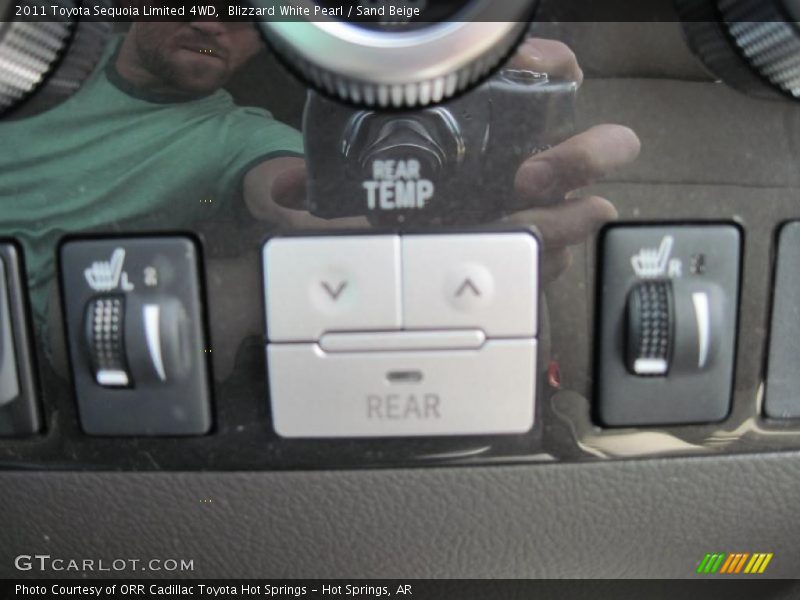 Blizzard White Pearl / Sand Beige 2011 Toyota Sequoia Limited 4WD