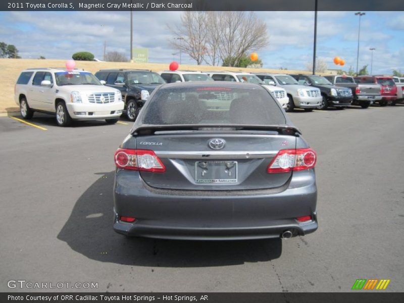 Magnetic Gray Metallic / Dark Charcoal 2011 Toyota Corolla S