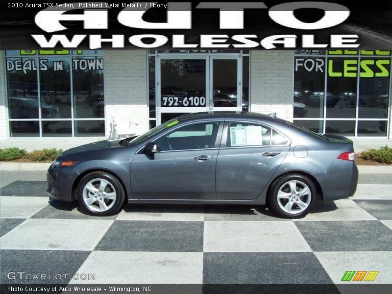 Polished Metal Metallic / Ebony 2010 Acura TSX Sedan