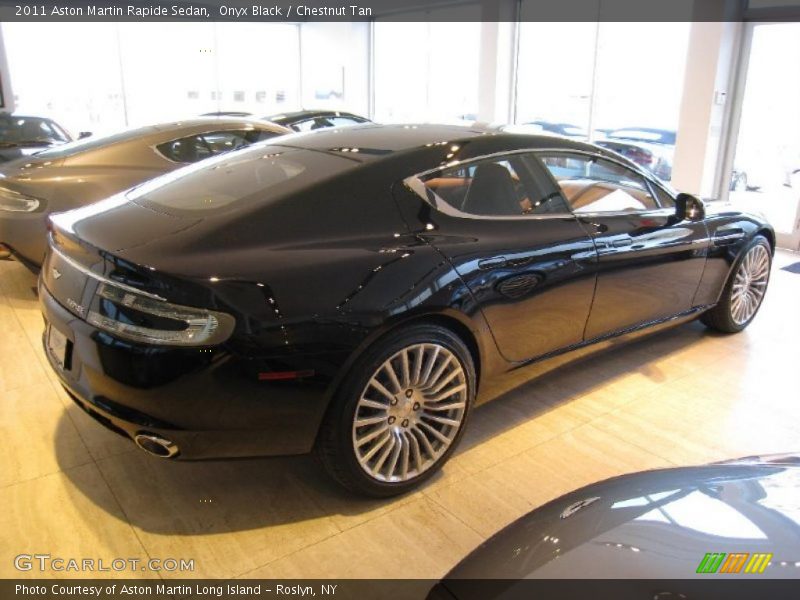 Onyx Black / Chestnut Tan 2011 Aston Martin Rapide Sedan