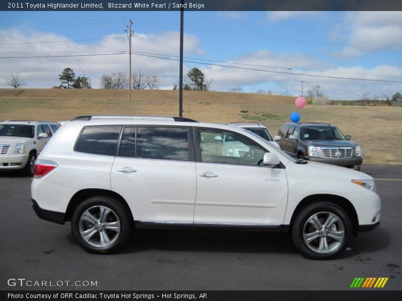  2011 Highlander Limited Blizzard White Pearl