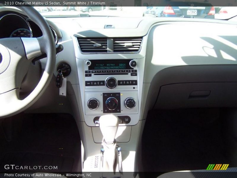 Summit White / Titanium 2010 Chevrolet Malibu LS Sedan