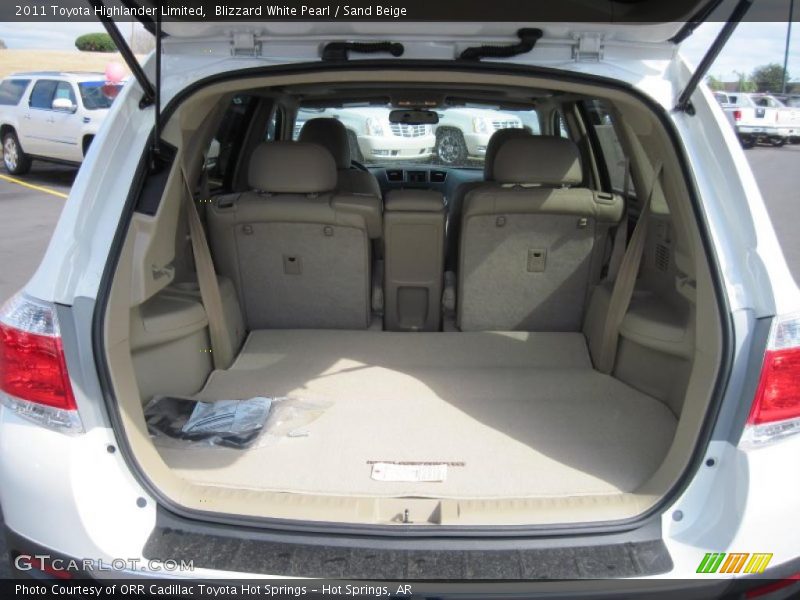  2011 Highlander Limited Trunk