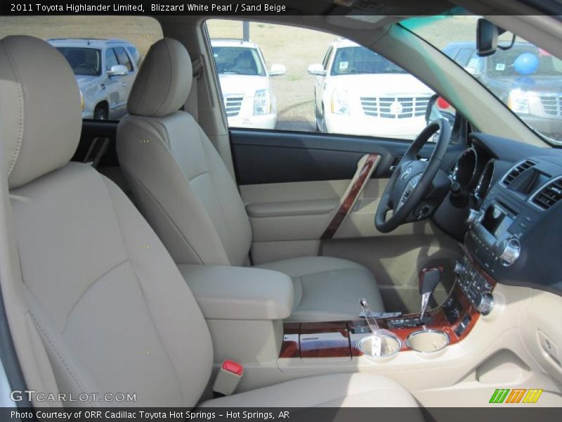  2011 Highlander Limited Sand Beige Interior