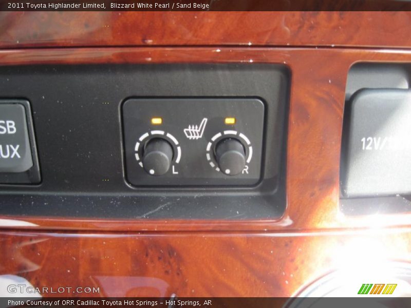 Blizzard White Pearl / Sand Beige 2011 Toyota Highlander Limited