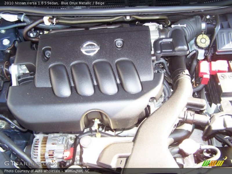  2010 Versa 1.8 S Sedan Engine - 1.8 Liter DOHC 16-Valve CVTCS 4 Cylinder