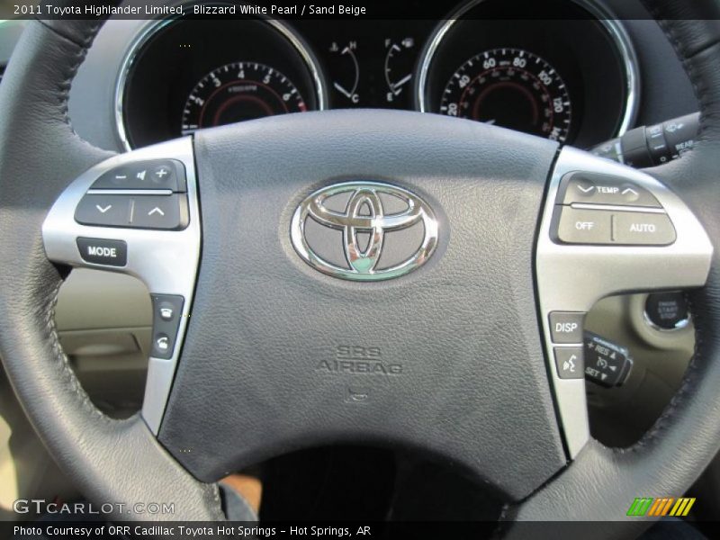  2011 Highlander Limited Steering Wheel