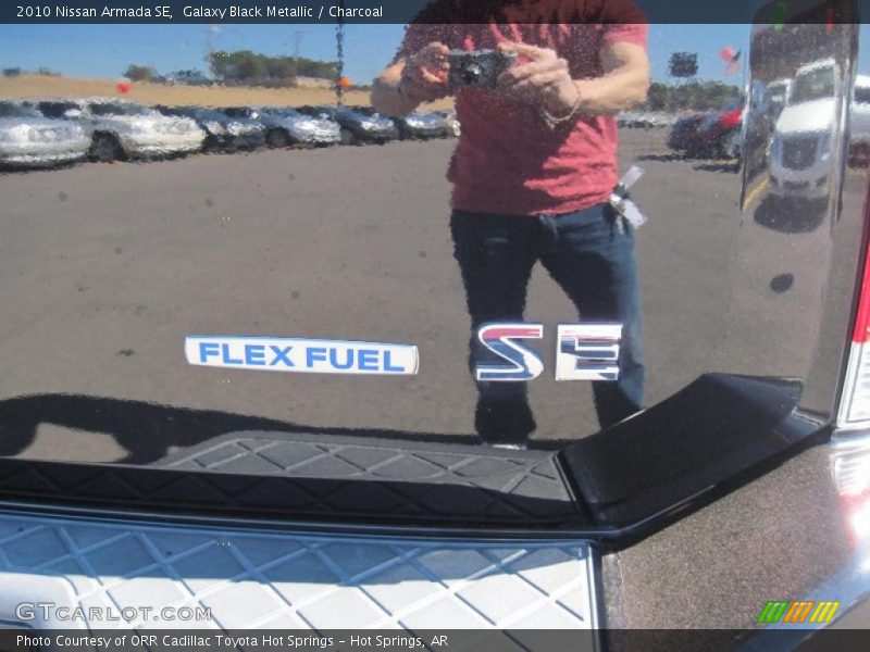 Galaxy Black Metallic / Charcoal 2010 Nissan Armada SE