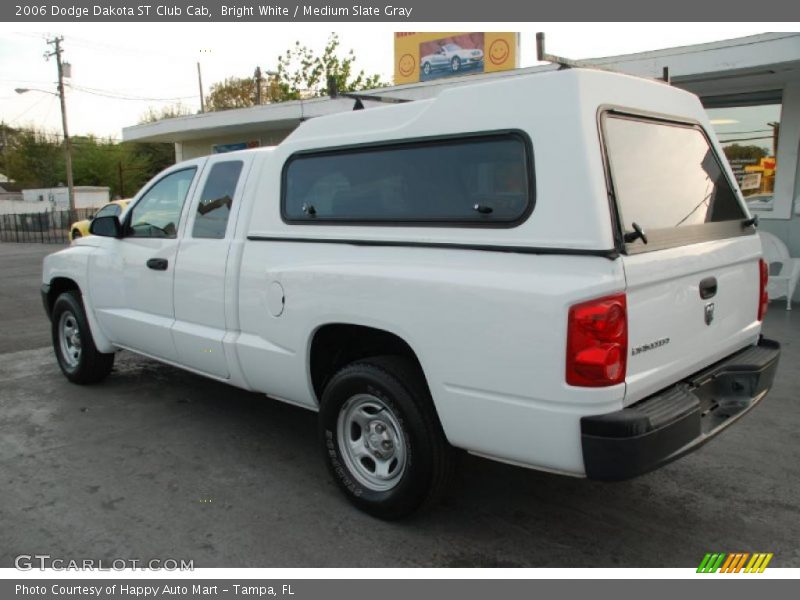 Bright White / Medium Slate Gray 2006 Dodge Dakota ST Club Cab