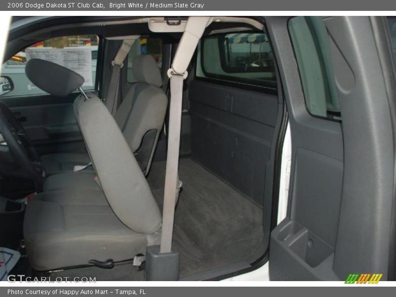 Bright White / Medium Slate Gray 2006 Dodge Dakota ST Club Cab