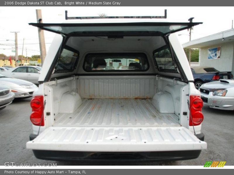 Bright White / Medium Slate Gray 2006 Dodge Dakota ST Club Cab
