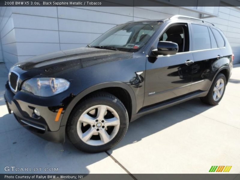 Black Sapphire Metallic / Tobacco 2008 BMW X5 3.0si