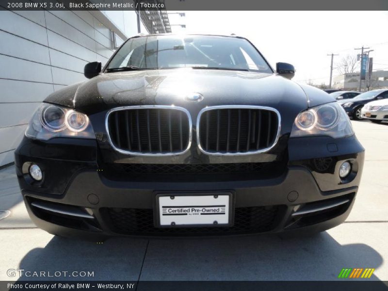Black Sapphire Metallic / Tobacco 2008 BMW X5 3.0si