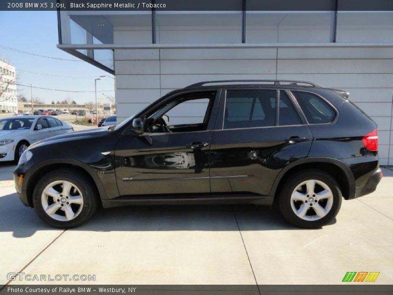 Black Sapphire Metallic / Tobacco 2008 BMW X5 3.0si
