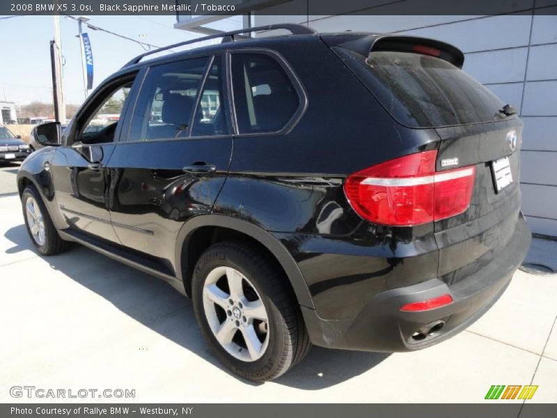 Black Sapphire Metallic / Tobacco 2008 BMW X5 3.0si