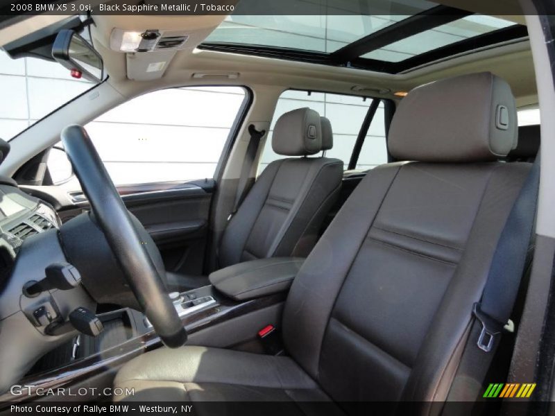 Black Sapphire Metallic / Tobacco 2008 BMW X5 3.0si