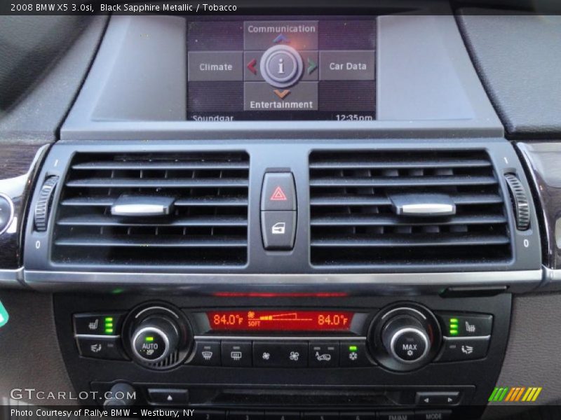 Black Sapphire Metallic / Tobacco 2008 BMW X5 3.0si