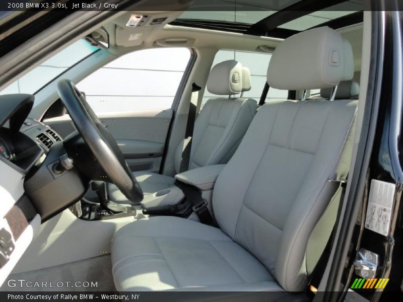 Jet Black / Grey 2008 BMW X3 3.0si