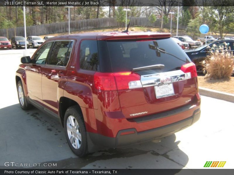 Merlot Jewel Metallic / Jet Black 2011 GMC Terrain SLE