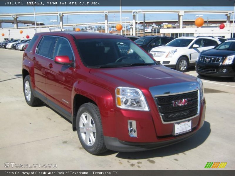 Merlot Jewel Metallic / Jet Black 2011 GMC Terrain SLE