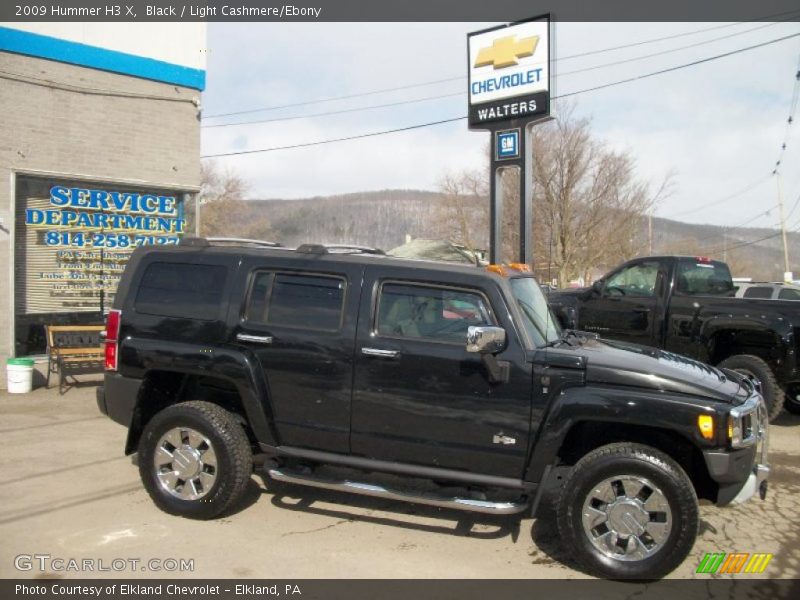 Black / Light Cashmere/Ebony 2009 Hummer H3 X