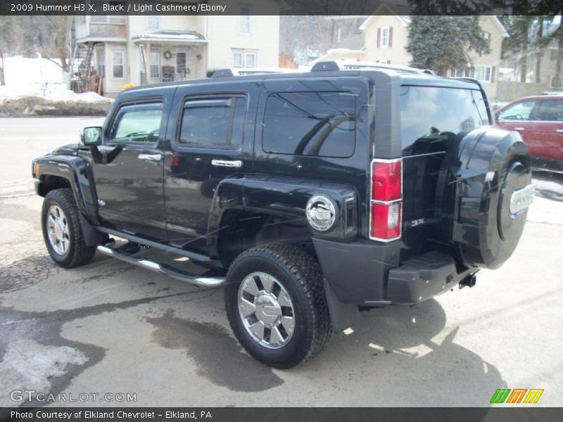 Black / Light Cashmere/Ebony 2009 Hummer H3 X