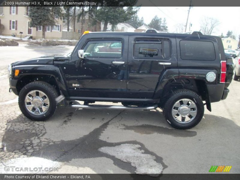 Black / Light Cashmere/Ebony 2009 Hummer H3 X