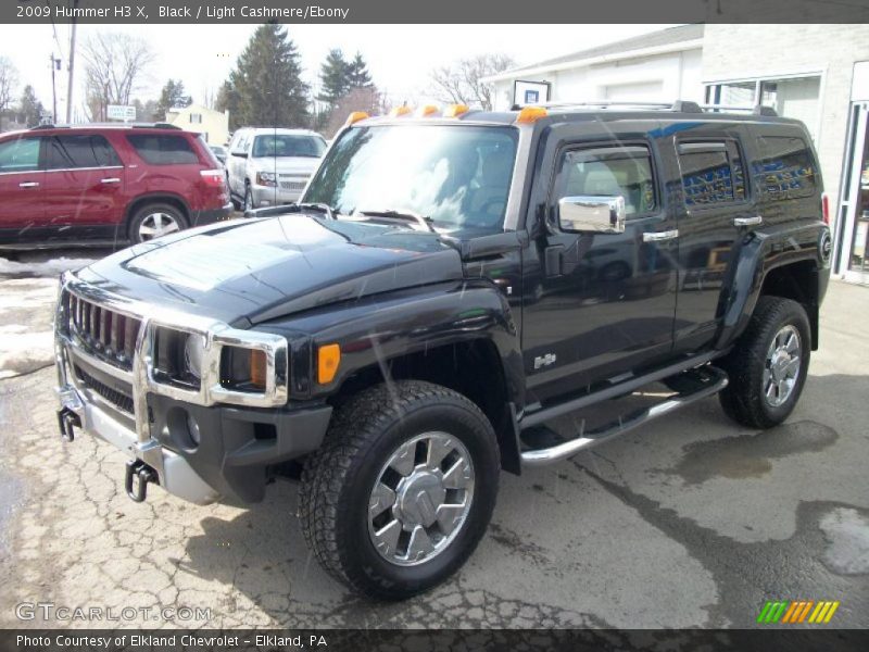 Black / Light Cashmere/Ebony 2009 Hummer H3 X