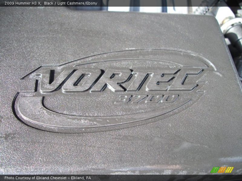 Black / Light Cashmere/Ebony 2009 Hummer H3 X