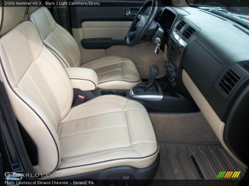 Black / Light Cashmere/Ebony 2009 Hummer H3 X