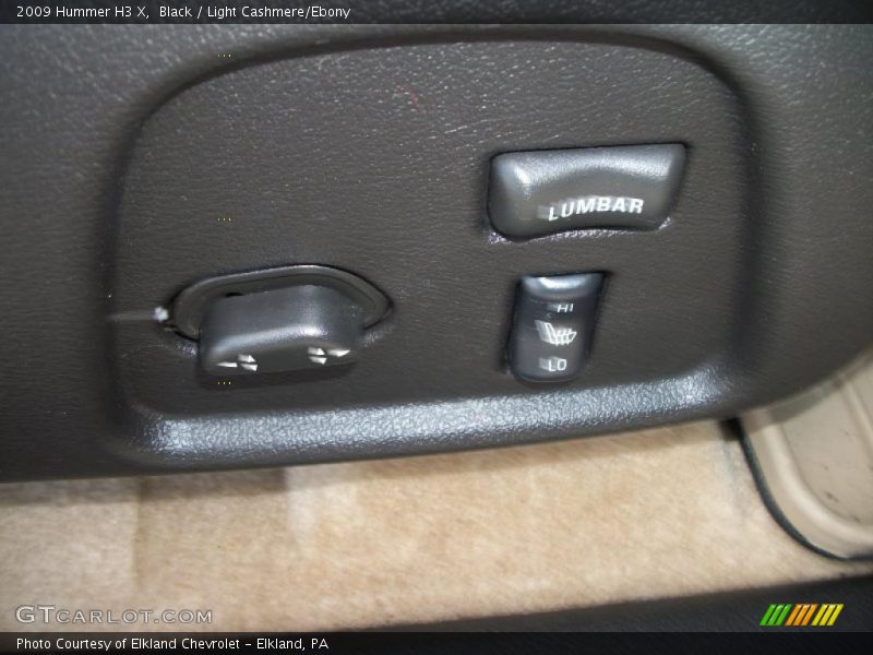 Black / Light Cashmere/Ebony 2009 Hummer H3 X