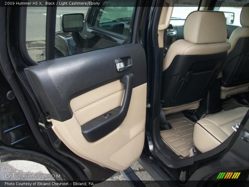 Black / Light Cashmere/Ebony 2009 Hummer H3 X