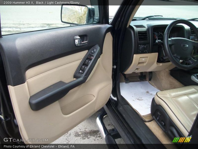 Black / Light Cashmere/Ebony 2009 Hummer H3 X
