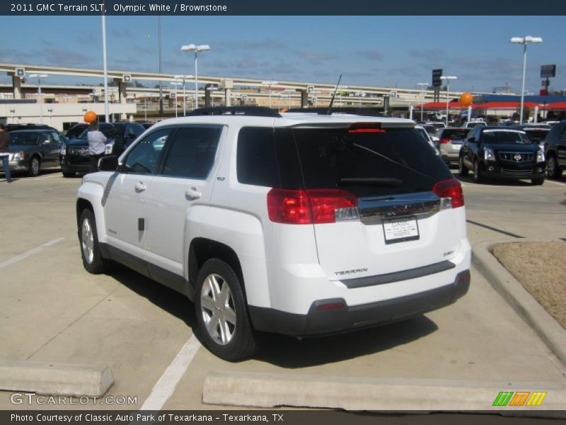 Olympic White / Brownstone 2011 GMC Terrain SLT