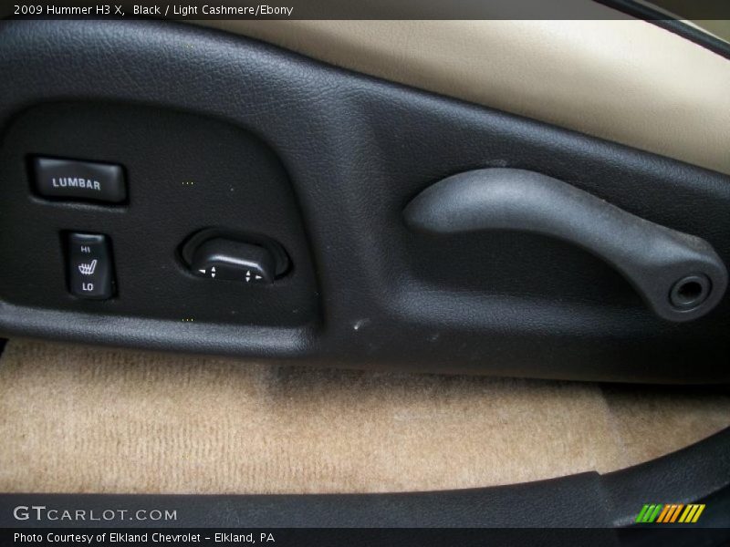 Black / Light Cashmere/Ebony 2009 Hummer H3 X