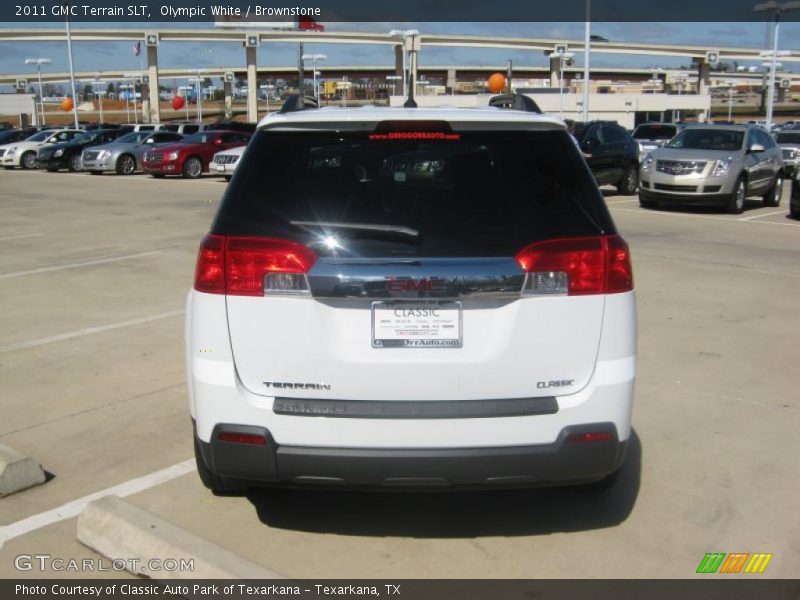Olympic White / Brownstone 2011 GMC Terrain SLT