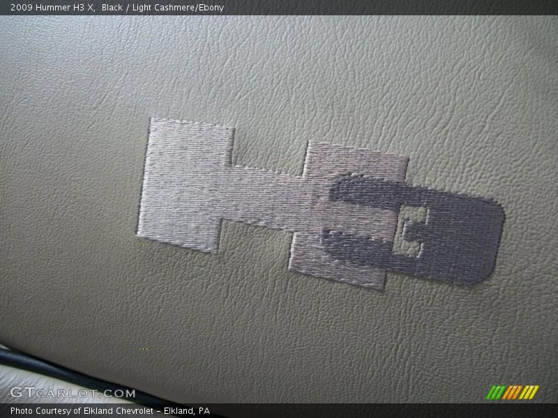 Black / Light Cashmere/Ebony 2009 Hummer H3 X