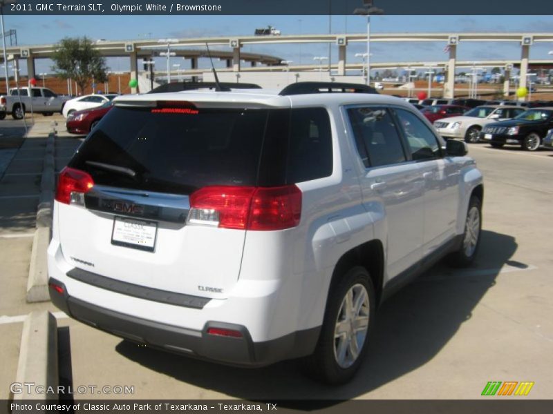 Olympic White / Brownstone 2011 GMC Terrain SLT