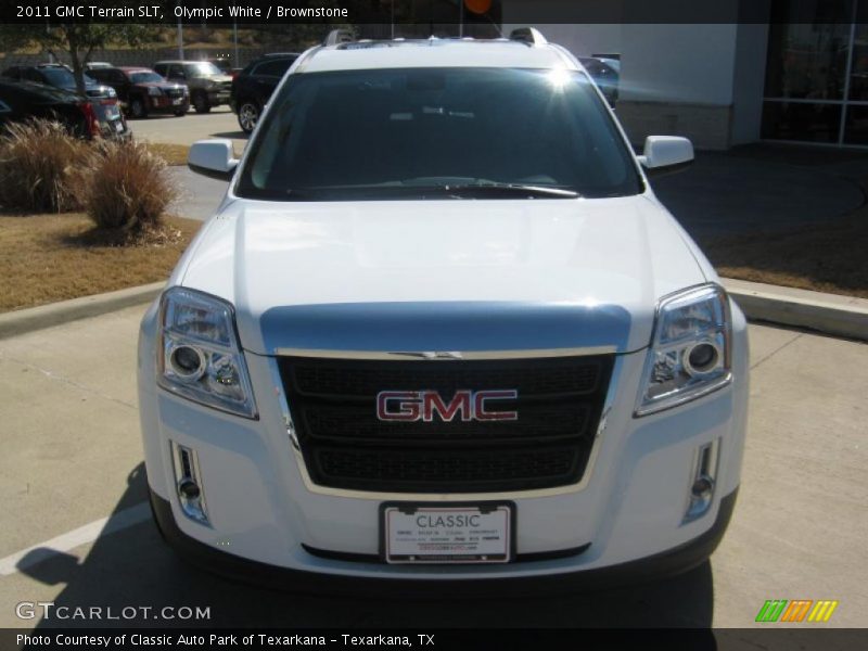 Olympic White / Brownstone 2011 GMC Terrain SLT