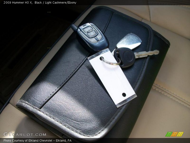 Black / Light Cashmere/Ebony 2009 Hummer H3 X