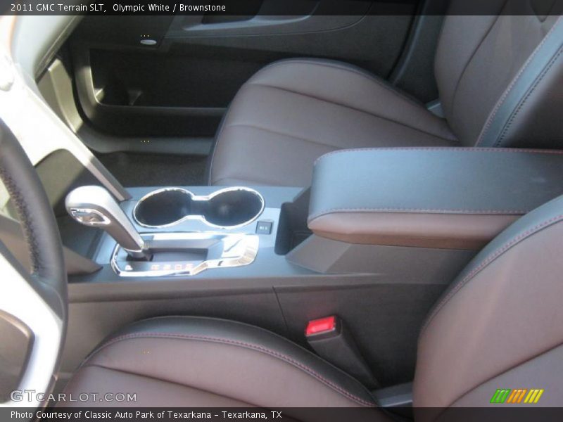 Olympic White / Brownstone 2011 GMC Terrain SLT